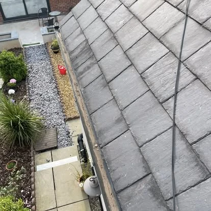 Garage roof replacement with new flat roofing system in Merseyside