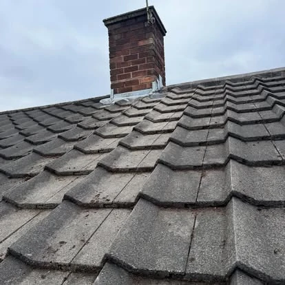 Gutter replacement and roof maintenance work in the North West